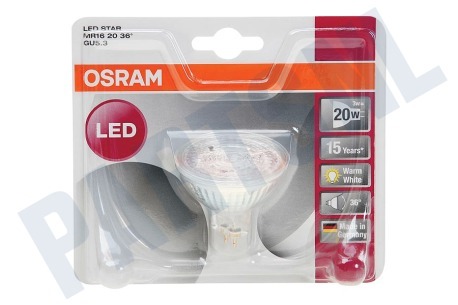 Osram LED Star MR16 36 Graden 3W GU5.3 230lm