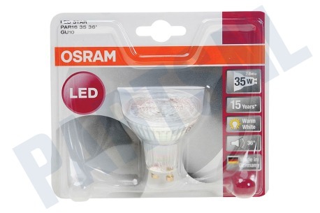 Osram LED Star Par 16 36 Graden 2.6W GU10 230lm