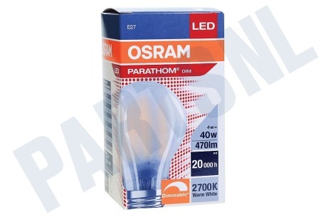 Osram 4058075817036 Parathom Retrofit Classic A40 Mat Dimbaar E27 4W