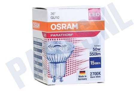 Osram 4052899958104 Parathom Reflectorlamp GU10 PAR16 4.3W