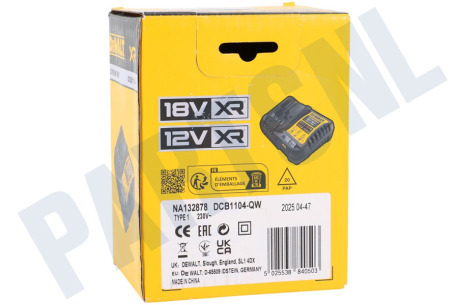 Dewalt DCB1104-QW Lader
