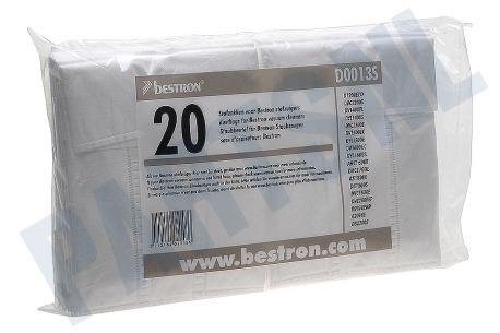 Bestron Stofzuiger Stofzuigerzak Voor de modellen