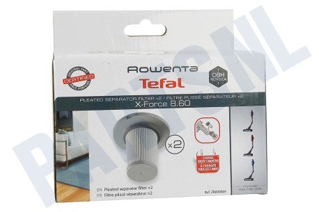 Tefal Stofzuiger ZR009005 Tussenfilter 2 stuks