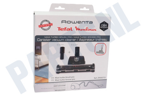 Rowenta Stofzuiger ZR900701 Zuigmond Maxi turboborstel met adapter 32-35mm