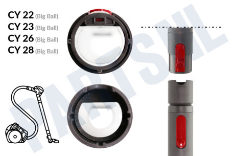 Dyson Stofzuiger 968626-01 Quick Release Zuigmond CY26