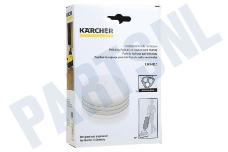 Karcher 2.863-193.0 Polierpads FP 303 voor harde vloeren
