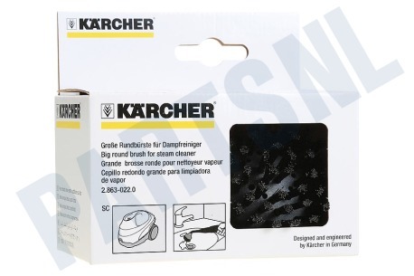 Kärcher 2.863-022.0 Ronde borstel groot voor stoomreiniger