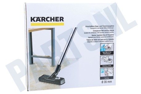 Karcher Stofzuiger 2.863-000.0 Omschakelbare Nat- en Droogzuigmond
