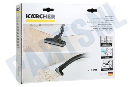 Karcher 2.863-002.0 Huishoudset 2 delig tbv nat/droogzuiger DN35
