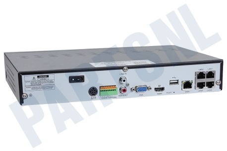 MEKO 7834-MK-2 4 Kanaals POE AI 4K Netwerk Recorder