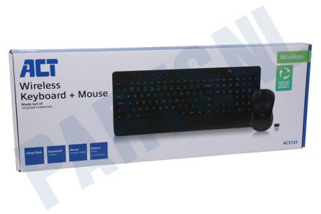 ACT AC5725 Draadloos Toetsenbord en muis Set