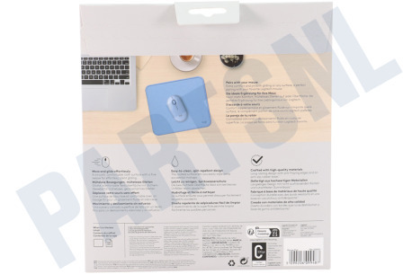 Logitech 956-000051 Muismat Studio Series, Blauw