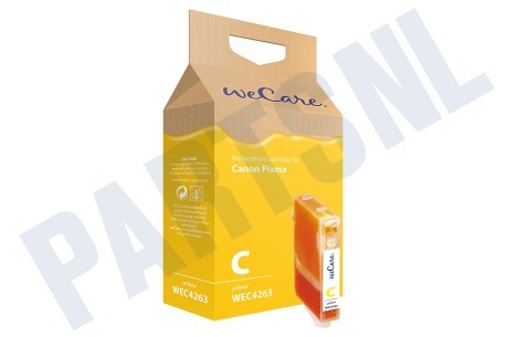 Wecare Canon printer Inktcartridge CLI 8 Yellow + chip