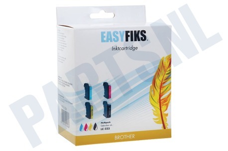 Easyfiks LC-223 Multipack Inktcartridge LC-223 Multipack BK/C/M/Y