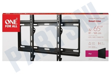 One For All WM2411 Muursteun Smart Line Flat 32-65"