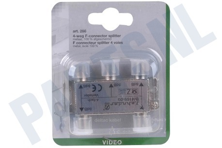 Deltac Splitter F-splitter 4-weg