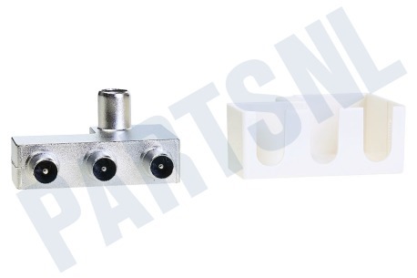 Braun Telecom POA 3 UPC Verdeel element Push on IEC 3-weg splitter