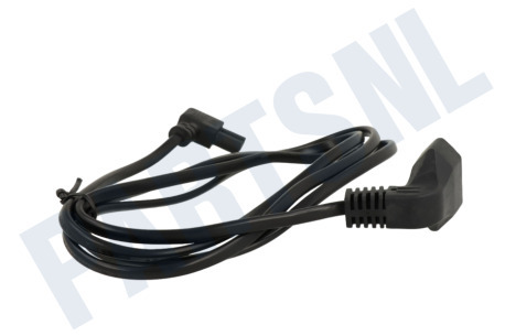 Easyfiks Netvoedingskabel C7 haaks, 2x0.75mm2, 1,5 Meter Zwart