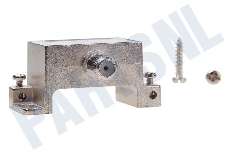 Easyfiks TV Splitter F-Connector Female - 2x F-Connector Female