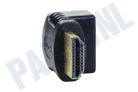 Easyfiks Verloopstekker, HDMI Male - Contra Female, Haaks 90 Gr.