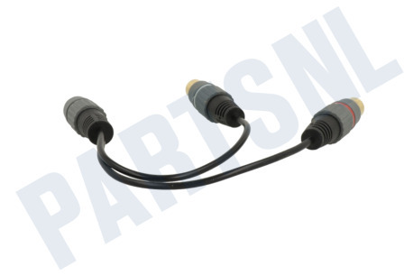 Easyfiks Tulp Splitter RCA Male - 2x Tulp Contra RCA Female 20cm