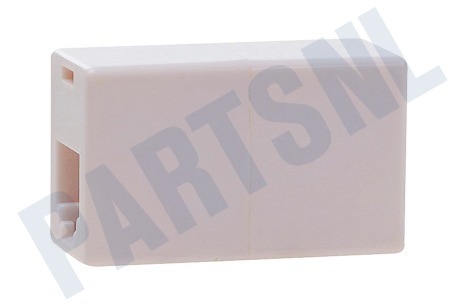Easyfiks Telefoon Koppelstuk 2x RJ11 6p4c Contra Female, Wit