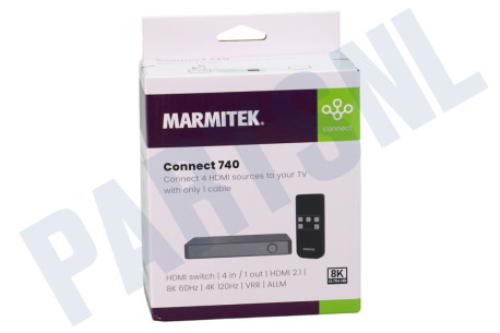 Marmitek 25008457 Connect 740 HDMI Switch 8K