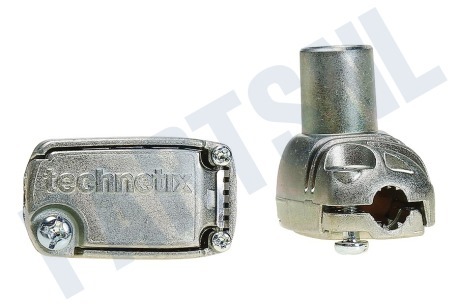 Technetix F-connector Haaks, metaal