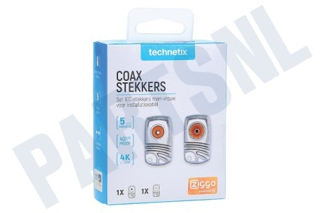 Technetix 11200701 Set IEC Coax Stekkers