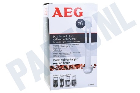 AEG Koffiezetapparaat APAF6 Pure Advantage Water Filter