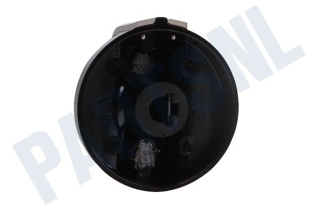 Hotpoint-ariston Oven-Magnetron 288680, C00288680 Knop Gasknop, Zwart/Chroom
