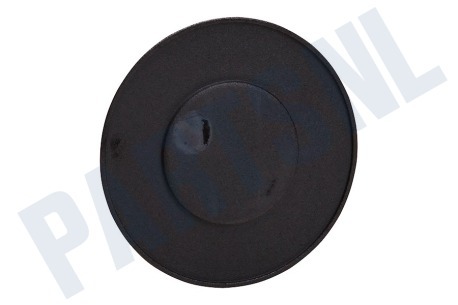 Hotpoint Fornuis 257557, C00257557 Branderdeksel Zwart 69mm normaal