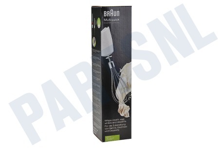 Braun Staafmixer MQ10 Garde Easyclick, wit, RVS, MQ10