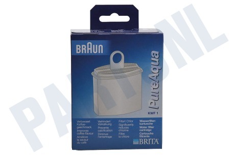 Braun Koffiezetapparaat Waterfilter vermindert kalk en chloor