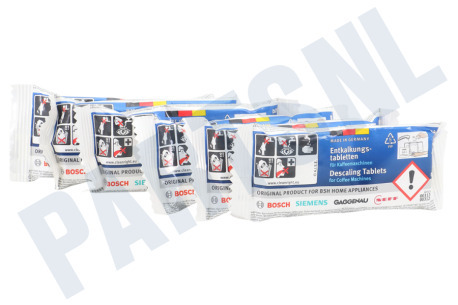 Bosch Koffiezetapparaat 311294, 00311294 Ontkalker Voor koffiezetapparaten en waterkokers TCZ6002