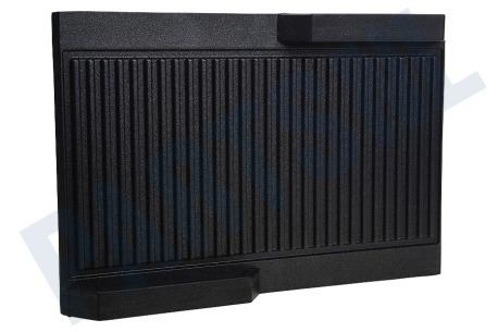 Siemens Fornuis HEZ390522 Grillplaat Voor FlexInduction, geribbeld