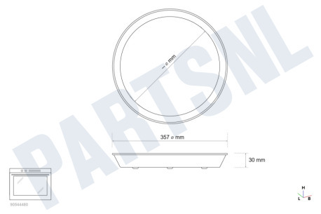 Siemens Oven-Magnetron 11041554 Pizzavorm