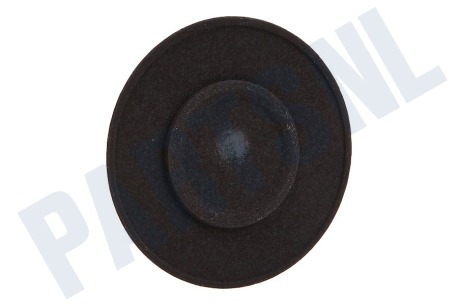 Solitaire Fornuis 183789, 00183789 Branderdeksel Zwart 75mm