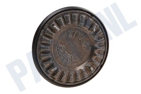 V-zug Fornuis 423539, 00423539 Branderdeksel Zwart, Mat, 60mm