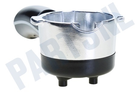 DeLonghi Koffiezetapparaat Filterhouder Zwart/Chroom
