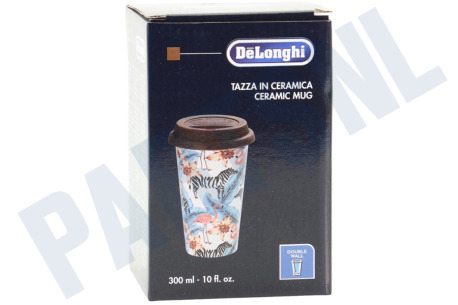 DeLonghi Koffiezetapparaat DLSC067 Thermosbeker Keramische beker met dubbele wand