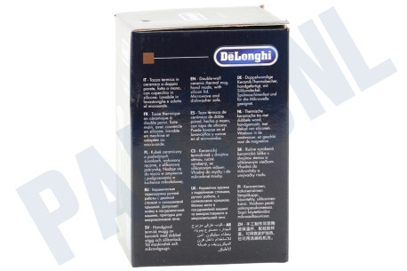 DeLonghi Koffiezetapparaat DLSC067 Thermosbeker Keramische beker met dubbele wand