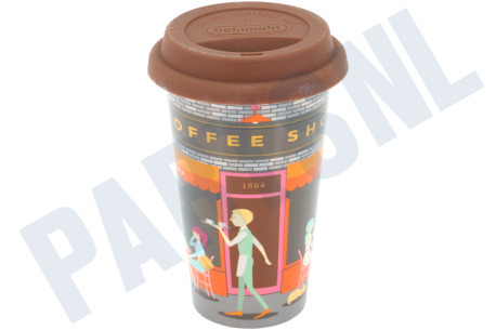 DeLonghi Koffiezetapparaat DLSC066 Thermosbeker Keramische beker met dubbele wand