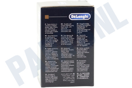 DeLonghi Koffiezetapparaat DLSC065 Thermosbeker Keramische beker met dubbele wand