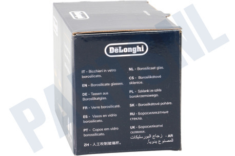 DeLonghi Koffiezetapparaat DLSC320 Koffieglazenset
