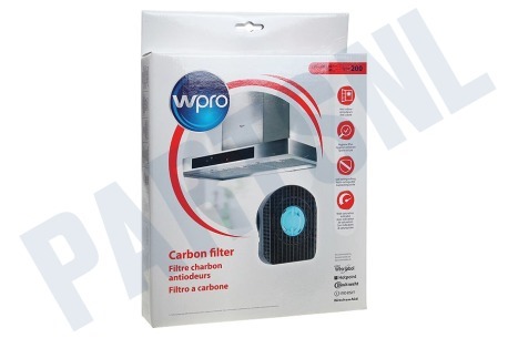 Whirlpool Afzuigkap Filter Koolstoffilter 180x200x48