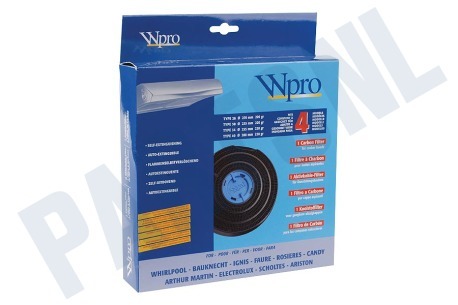 WPRO FAC419 Filter Koolstoffilter 4 in 1