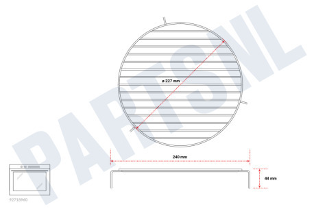 Whirlpool Oven-Magnetron Magnetron rooster rond