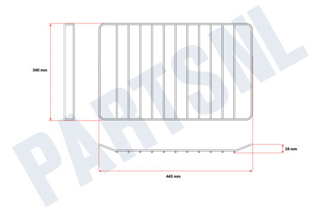 Indesit Oven-Magnetron Rooster 44,5 x 34 cm.