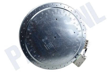 Whirlpool Fornuis Verwarmingselement 2300W -rond- Halogeen